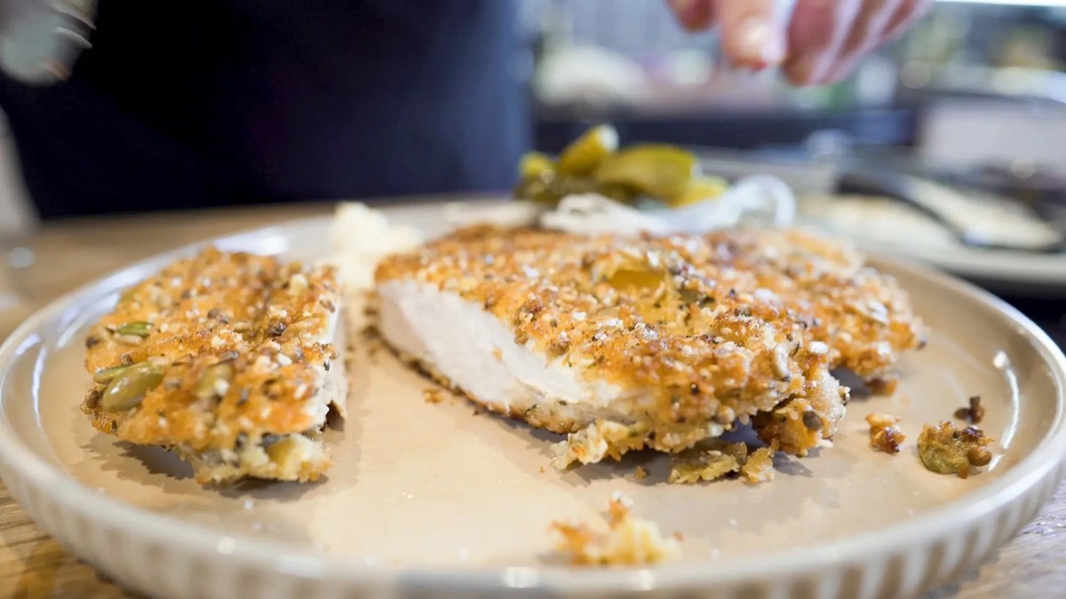 Karen Martiniʼs Seeded Chicken Schnitzel Recipe Verified by Karen Martini