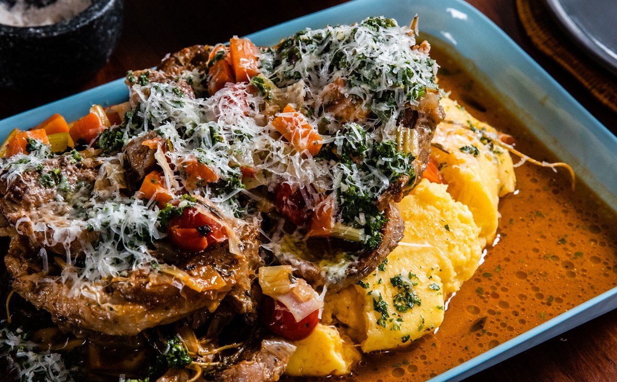 Matt Moranʼs Veal Osso Bucco with Creamy Soft Polenta Recipe Verified